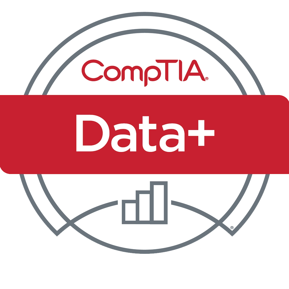 Comptia's certified in data+